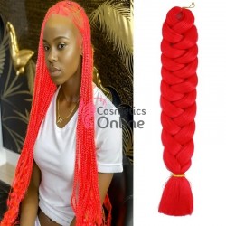 Coada de par afro impletita de  80 cm Premium 1 - Rosie 80A12